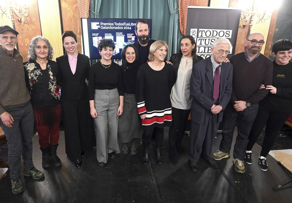 Galardonados con el premio TodosTusLibros en Burgos.