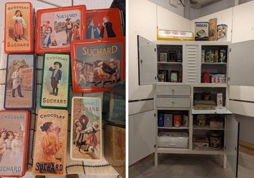 Un pueblo de Burgos acoge una exposición de latas y juguetes vintage