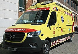 Ambulancia del Sacyl.