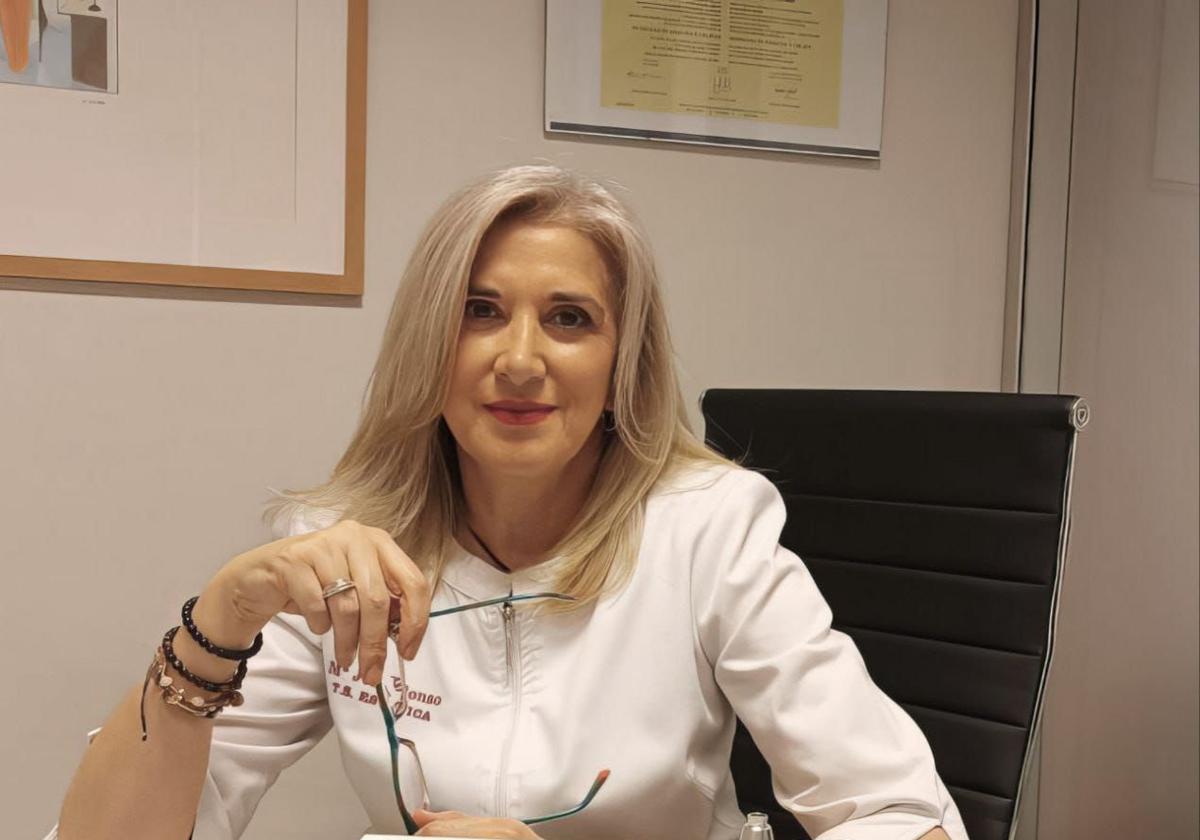 María José Alonso en las instalaciones de Clínica Belia Clinic.