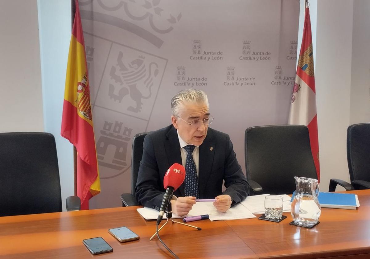 El delegado territorial de la Junta de Castilla y León en Burgos, Roberto Sáiz Alonso.