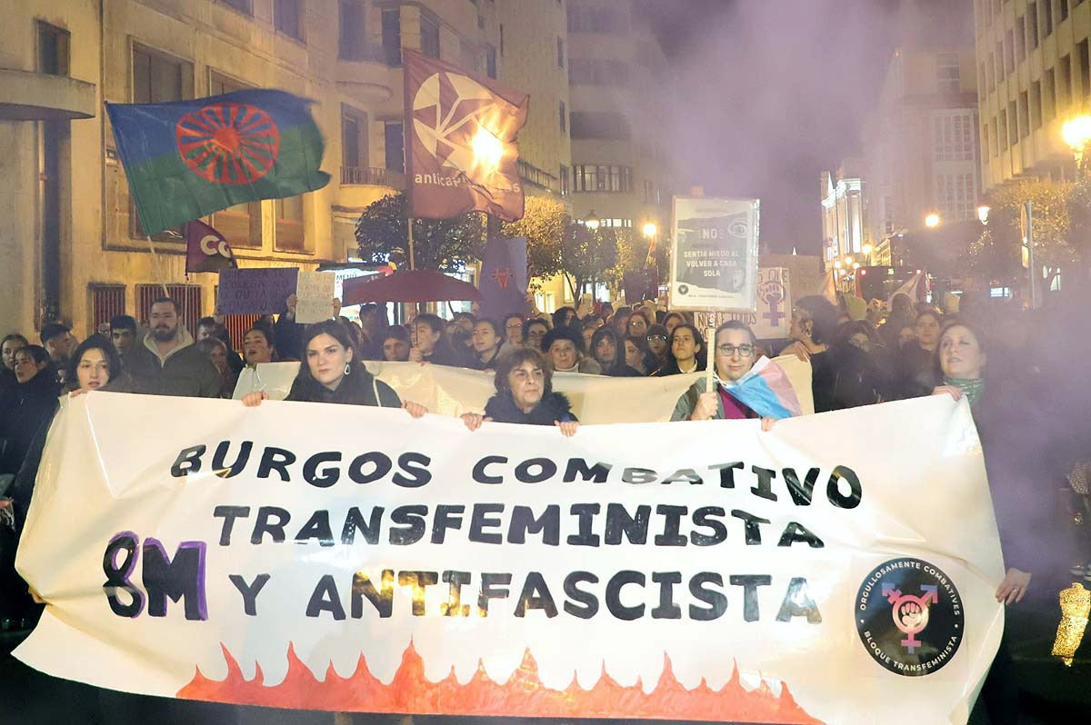 Así ha sido la manifestación del 8M en Burgos