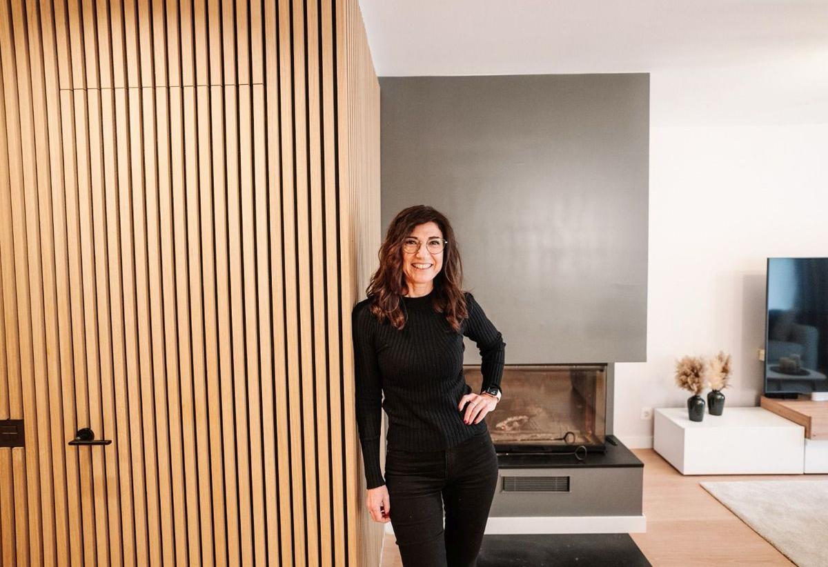 La interiorista burgalesa Eva Cuevas.