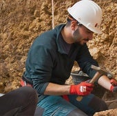 Edgar Téllez, el burgalés que encontró a Pink en Atapuerca.