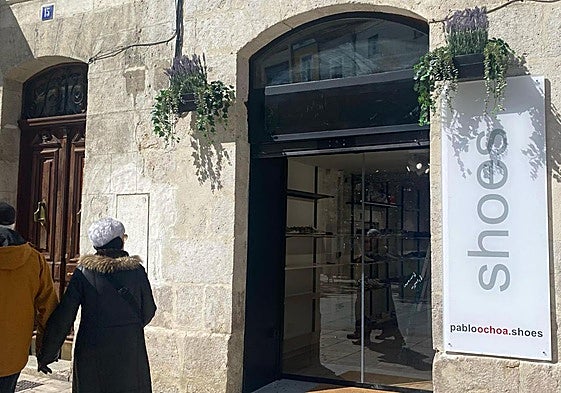 Una de las nuevas tiendas en la calle Laín Calvo, en el centro de Burgos.