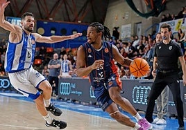 Imagen del encuentro entre CB Tizona e Inveready Gipuzkoa en Burgos.