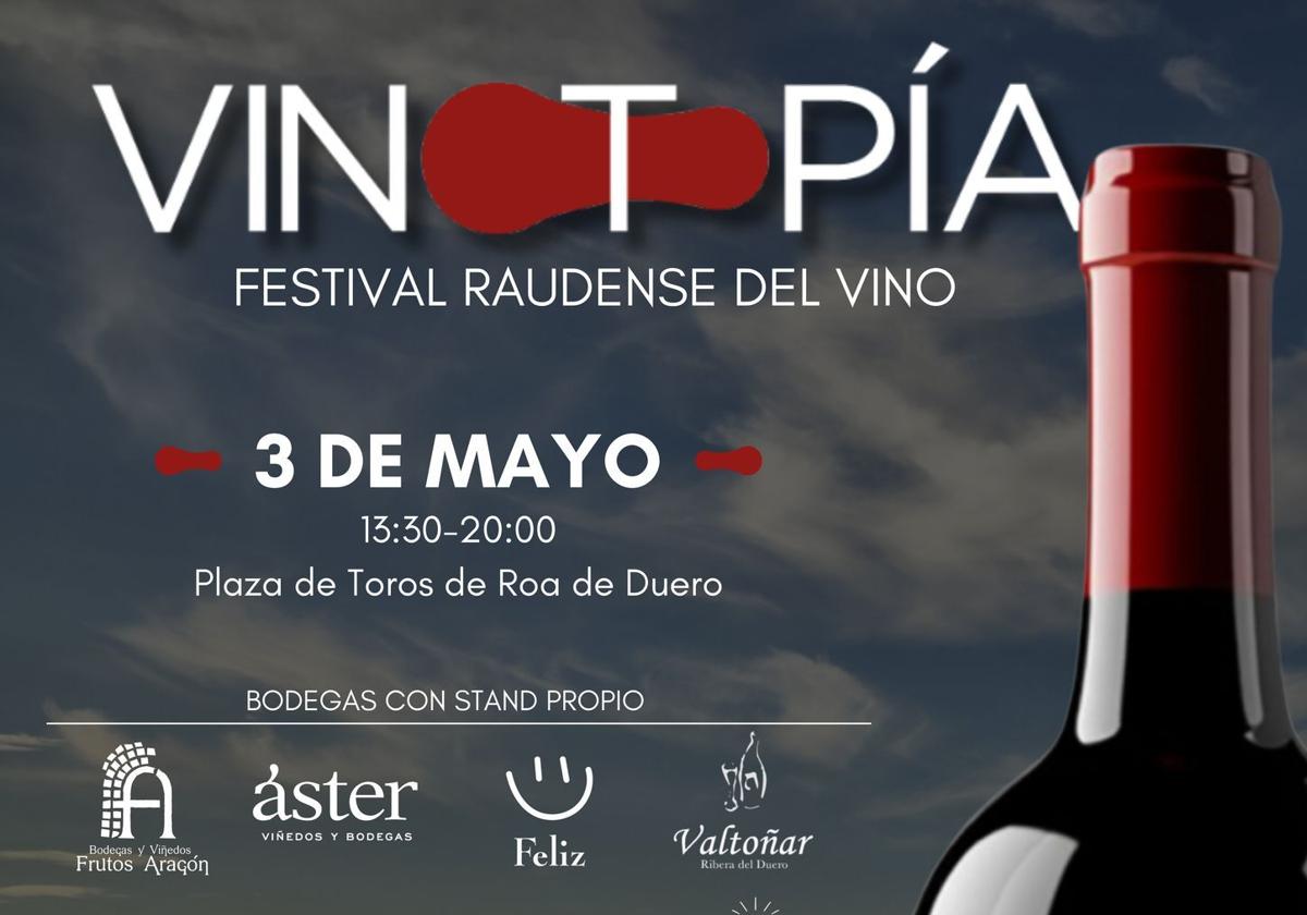 Roa celebra su festival Vinotopía el sábado 3 de mayo