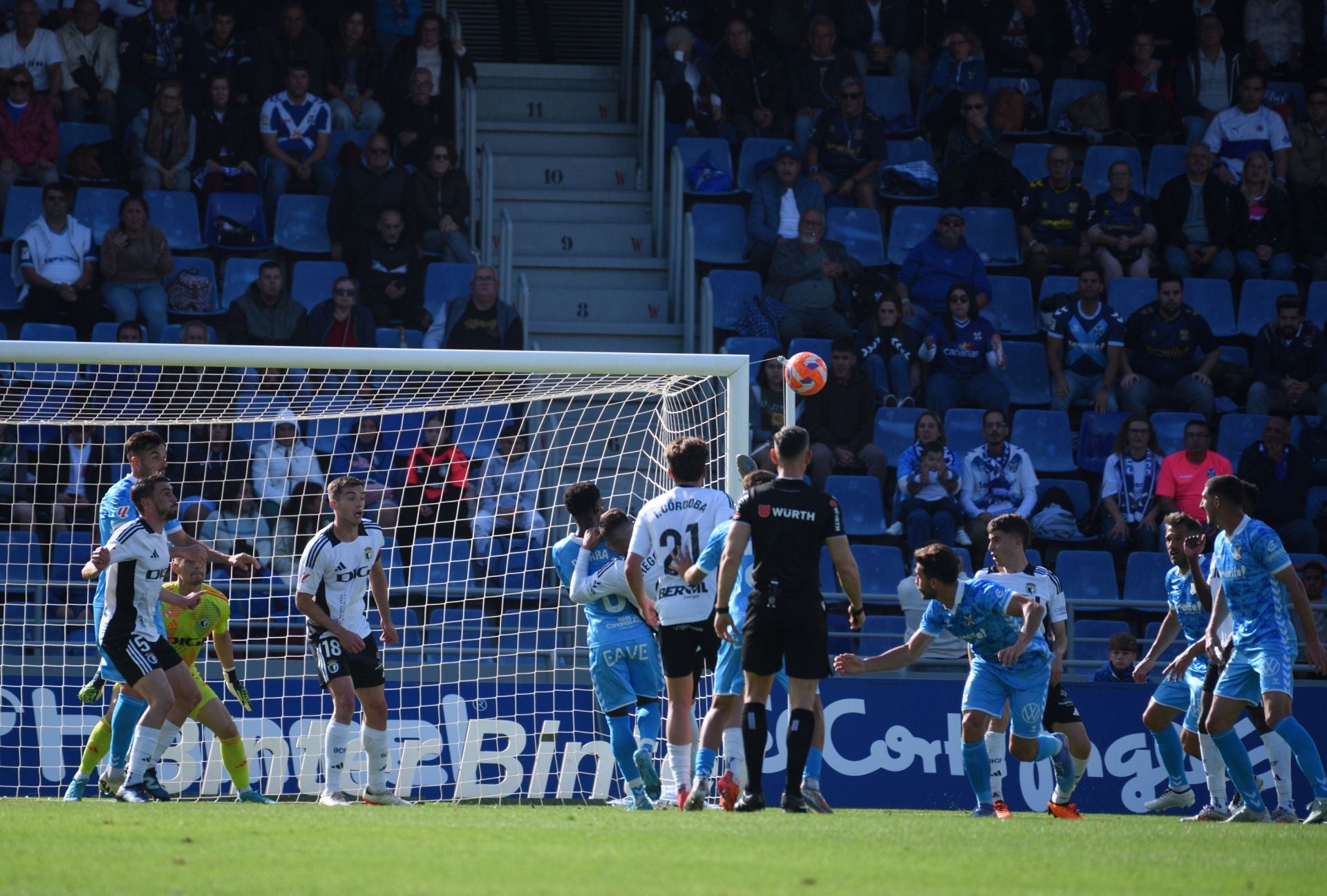El empate del Burgos CF en Tenerife, en imágenes