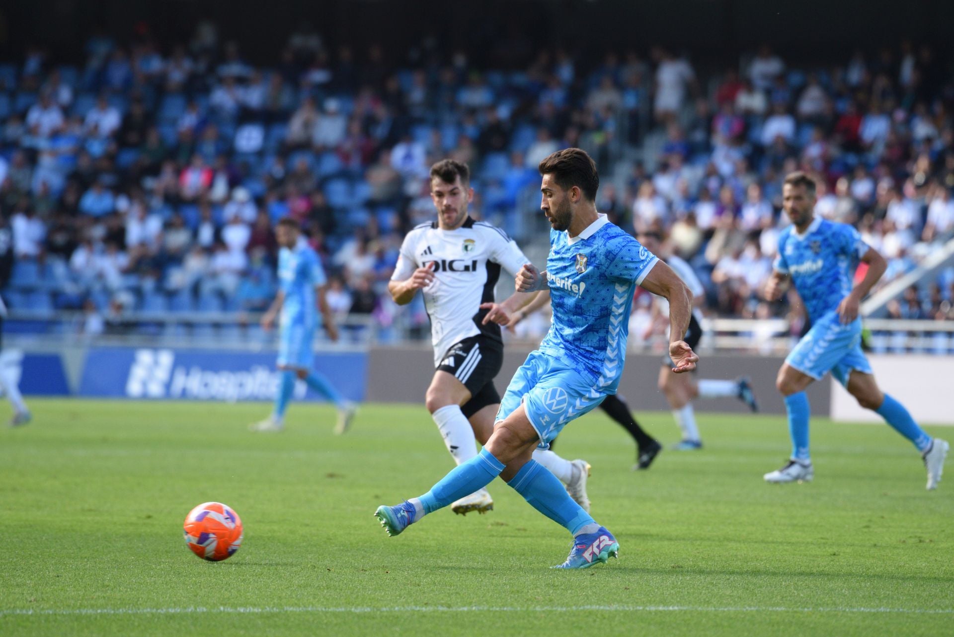 El empate del Burgos CF en Tenerife, en imágenes
