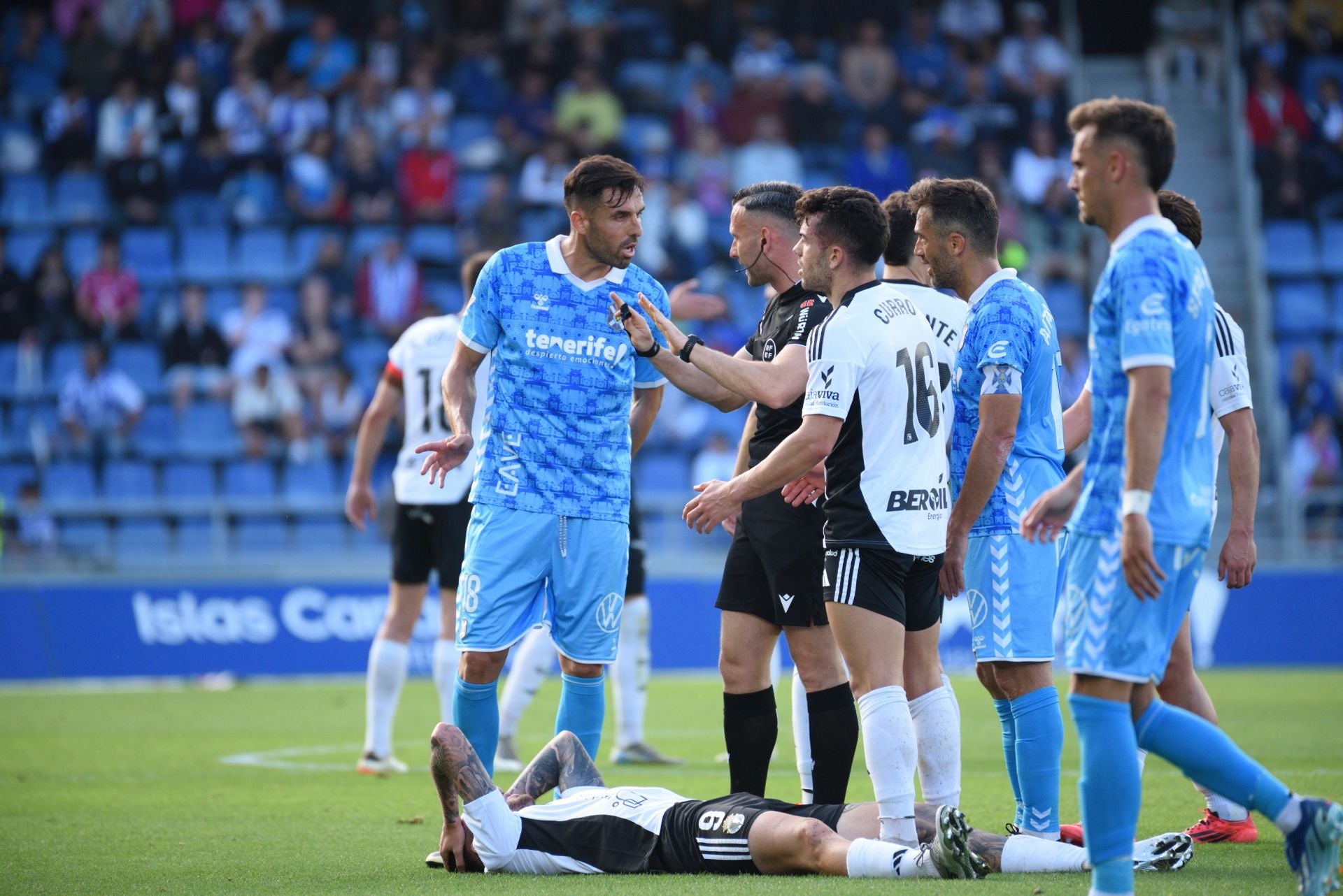 El empate del Burgos CF en Tenerife, en imágenes