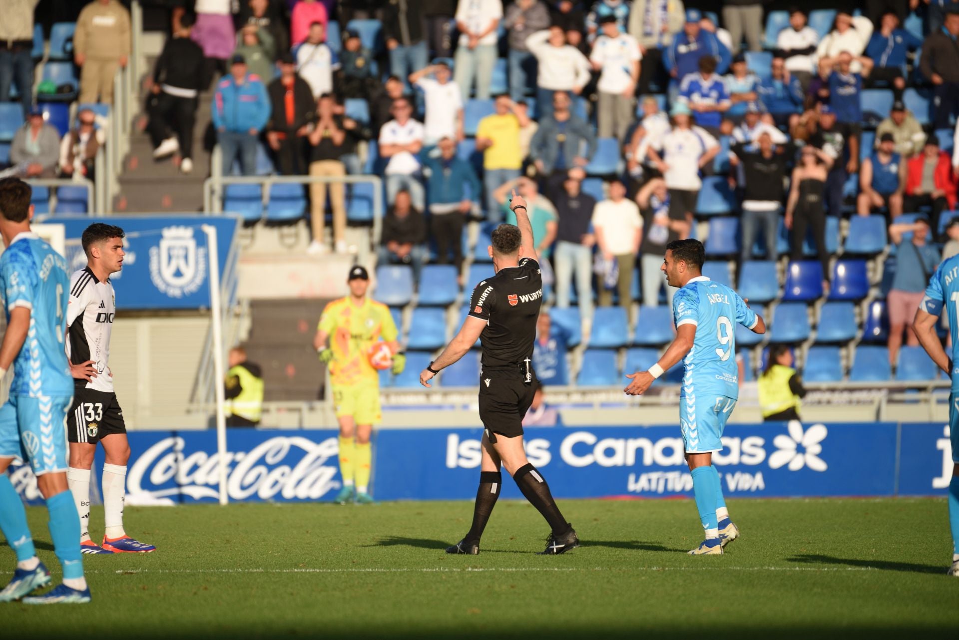 El empate del Burgos CF en Tenerife, en imágenes