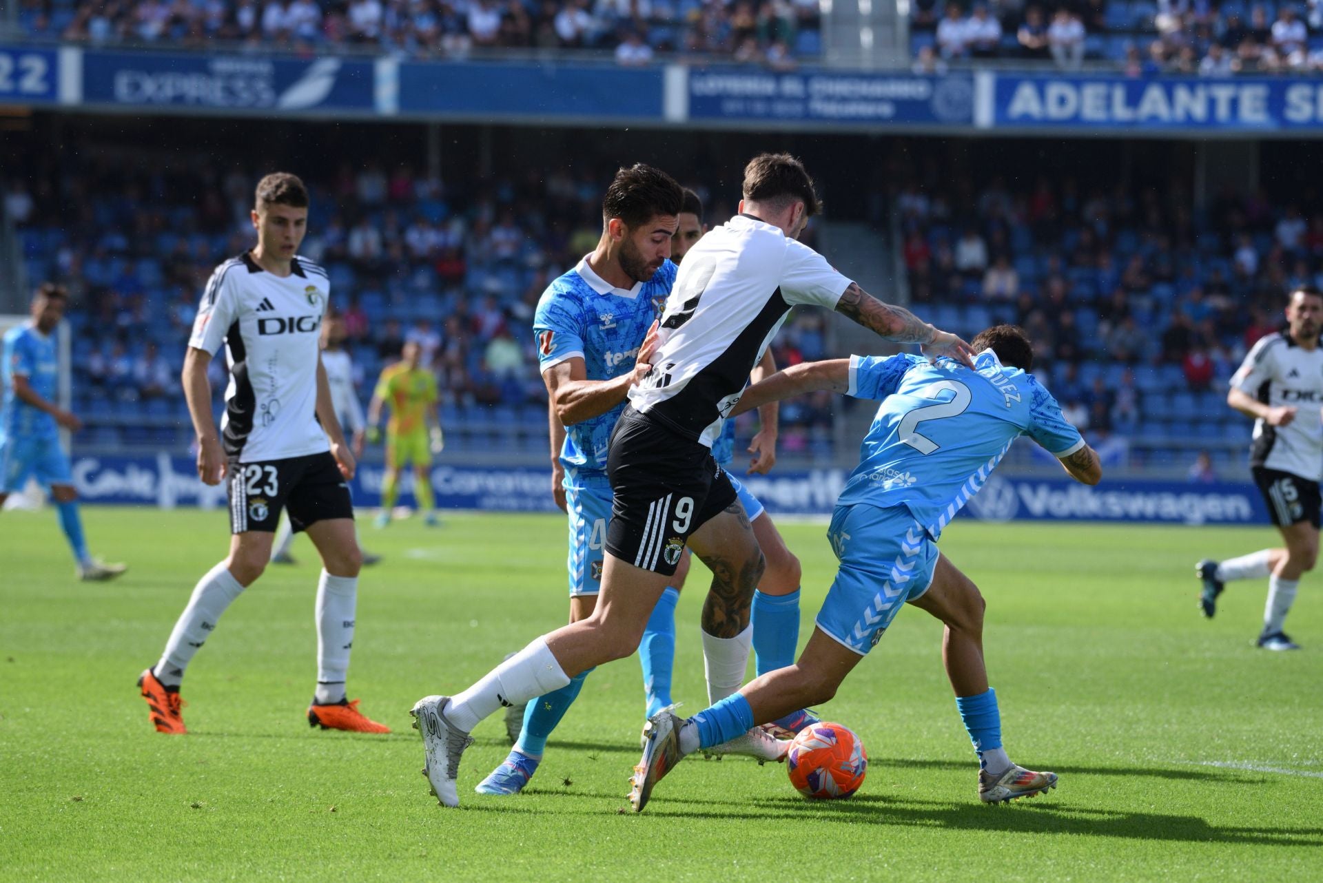 El empate del Burgos CF en Tenerife, en imágenes