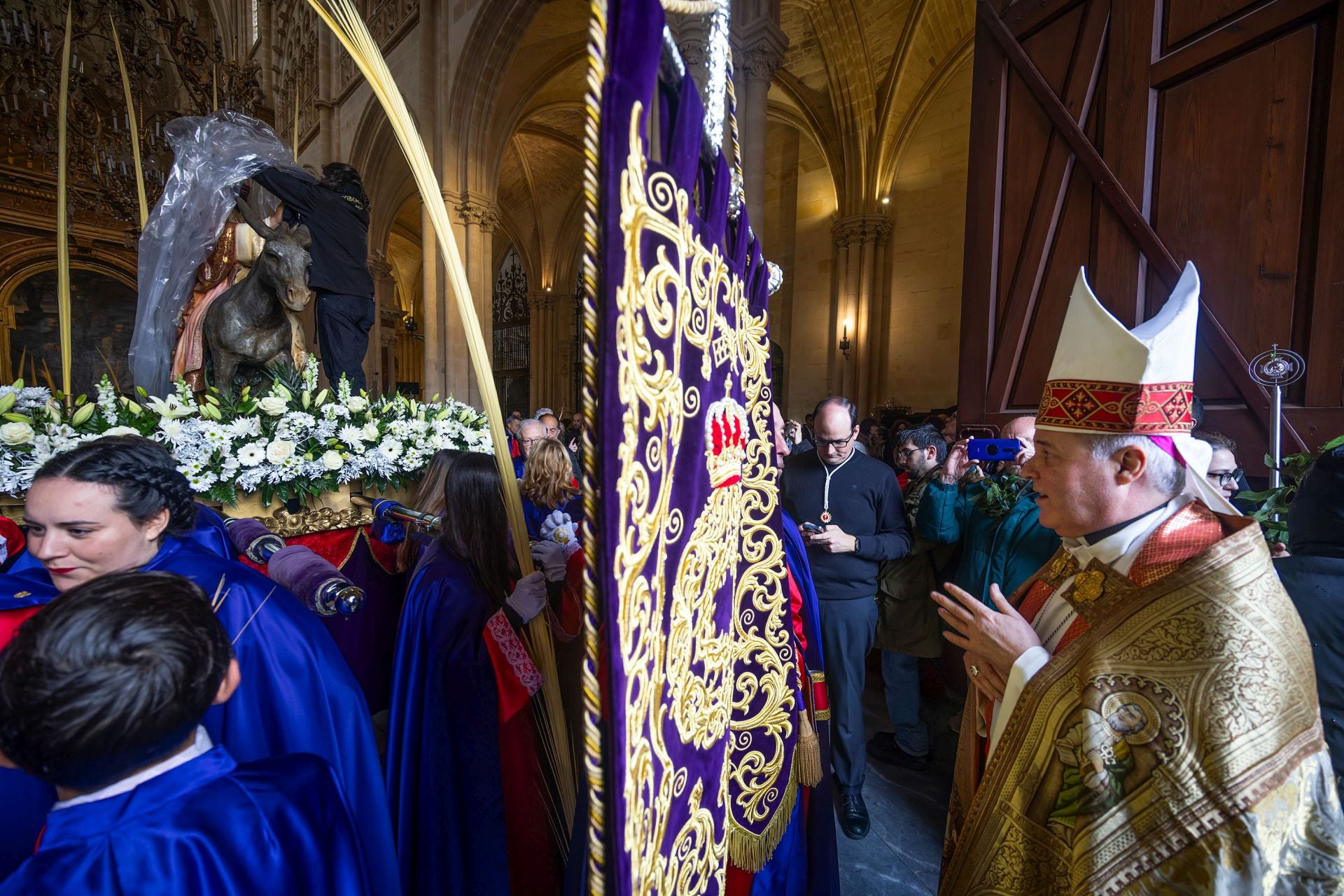 La procesión de la Borrquilla de Burgos, en imágenes
