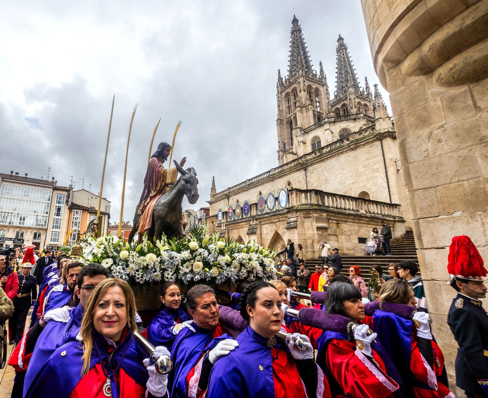 La procesión de la Borrquilla de Burgos, en imágenes