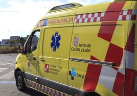 Cinco heridos han sido trasladados en ambulancia al hospital de Burgos.