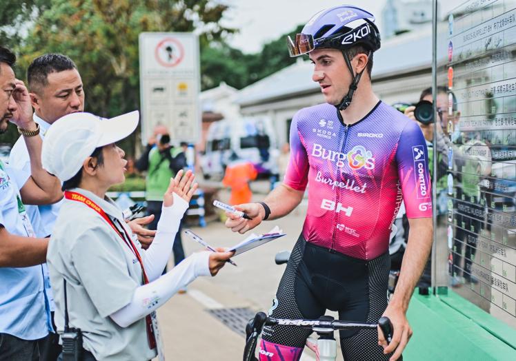 Clément Alleno corrió la pasada semana en China.
