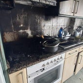 Cocina de la vivienda de la calle Amaya