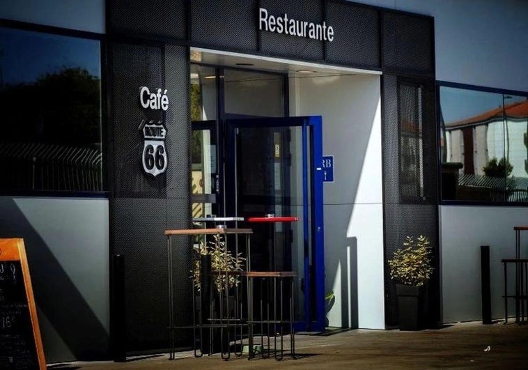 Entrada al restaurante Ruta 66.