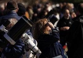 Observación del eclipse parcial de Sol del 29 de marzo en un punto de España.