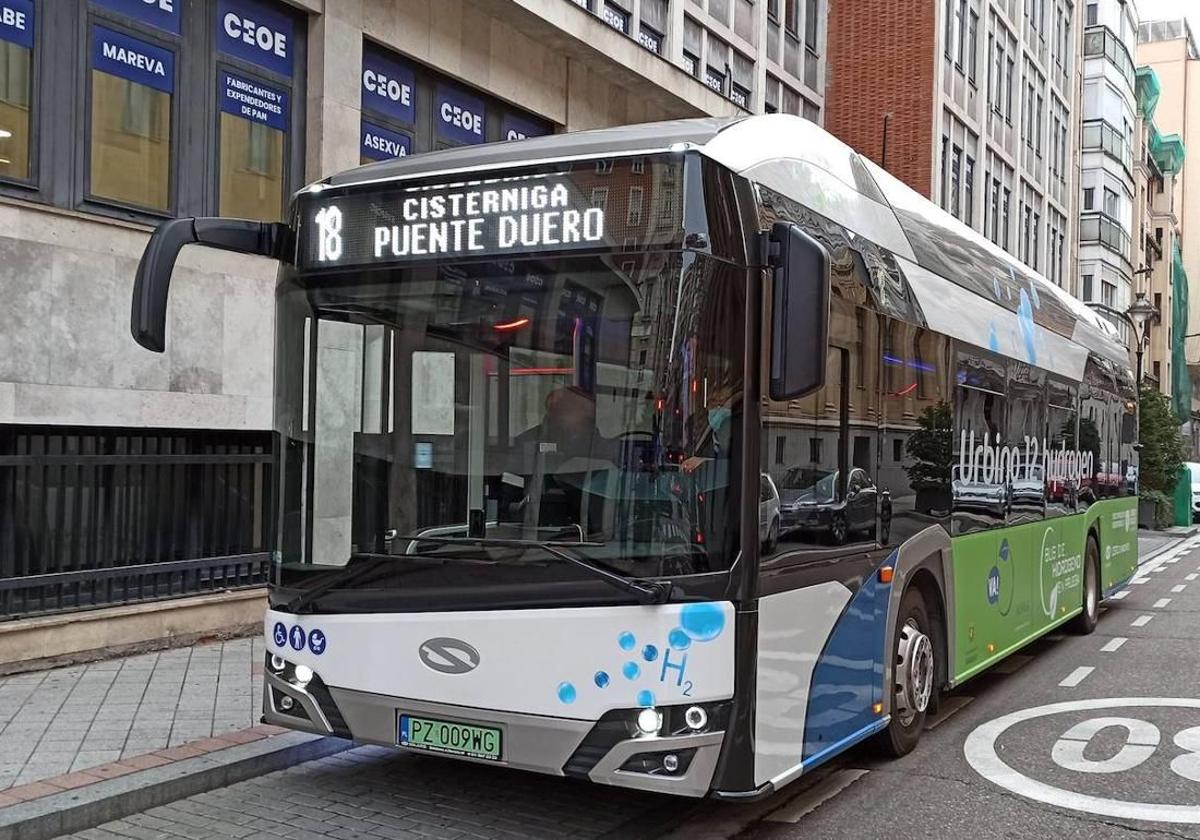 Bus de hidrógeno en Valladolid.