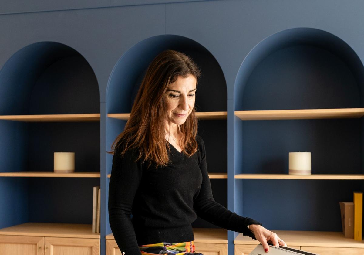 La diseñadora de interiores Eva Cuevas.