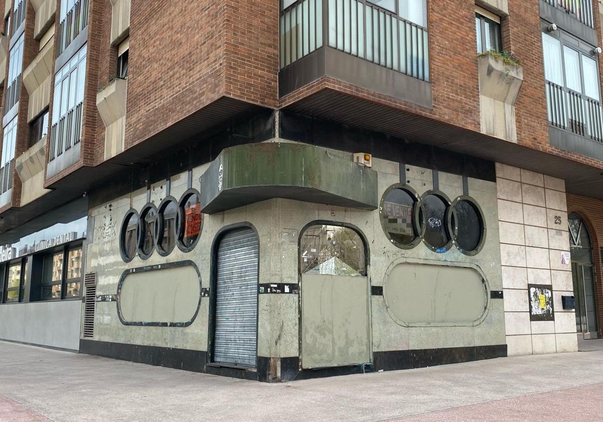 Local que se subastará ubicado en la avenida del Arlanzón, en Burgos.