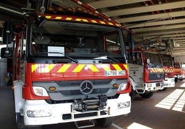 El incendio de un camión provoca retenciones en la AP-1 en Burgos