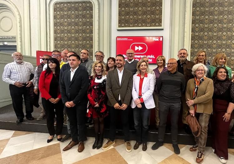 Ejecutiva local del PSOE de Burgos.