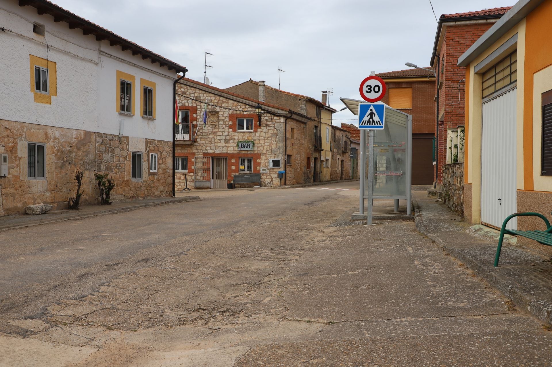 El mal estado de las calles de Villanueva Matamala, en imágenes