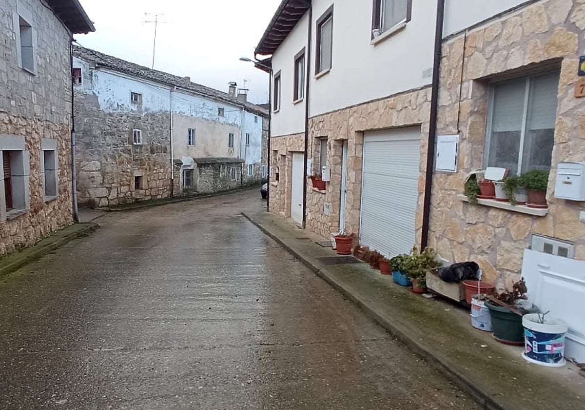 Imagen de una calle de la localidad de Atapuerca.