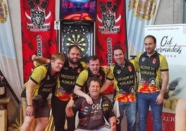 Los seis burgaleses que quedaron en primera posición en el campeonato.
