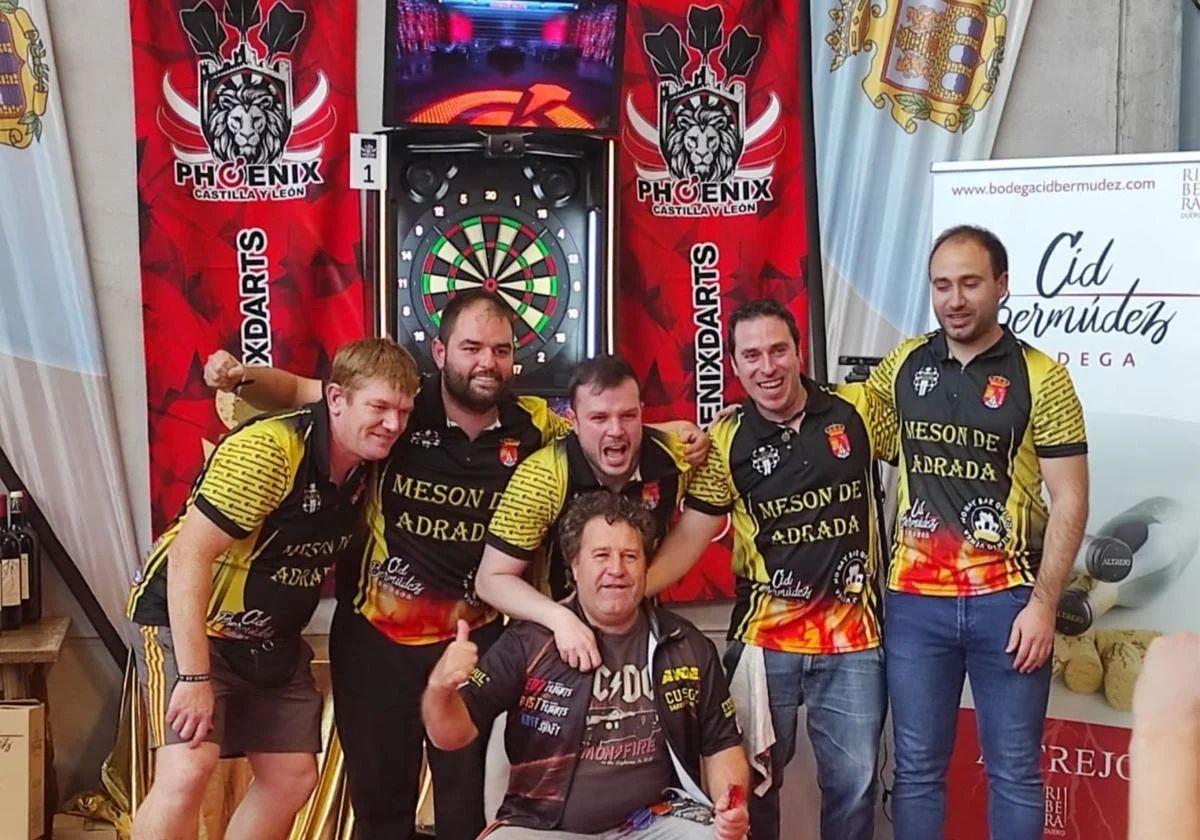 Los seis burgaleses que quedaron en primera posición en el campeonato.