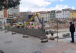 Ya se ha comenzado a ejecutar el muro que delimitará la parcela a la espera de la construcción del nuevo Mercado Norte.