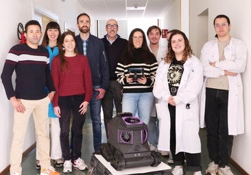 Investigadores de la UBU crean un vehículo autónomo para detectar un difícil explosivo en el aire