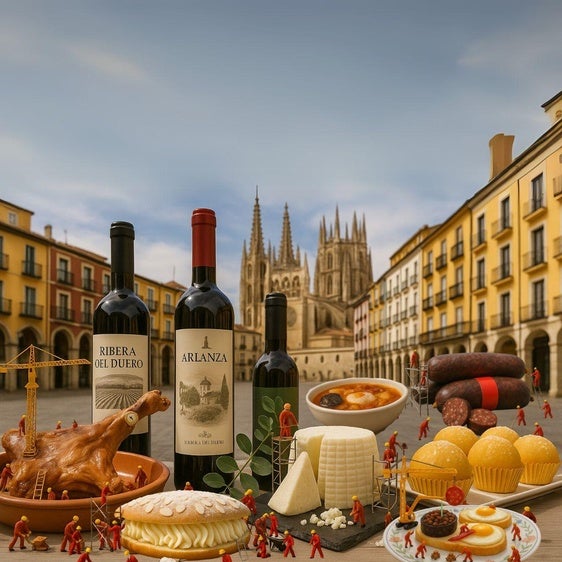 Los platos más típicos de Burgos que la IA transforma en gigantescos