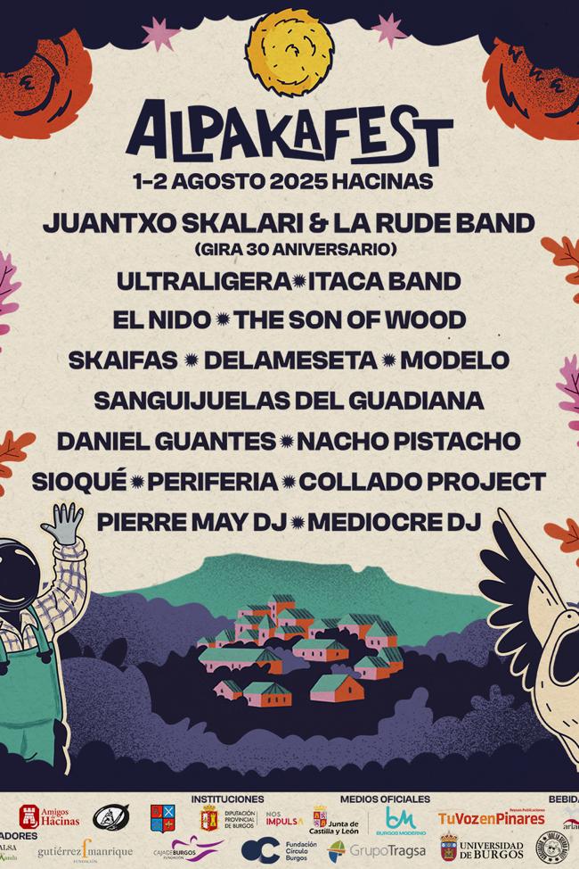 Cartel completo del Alpaka Fest.