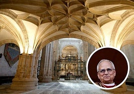Monasterio de La Vid, donde el nuevo papa estuvo en 2013. En detalle el recién elegido León XIV.