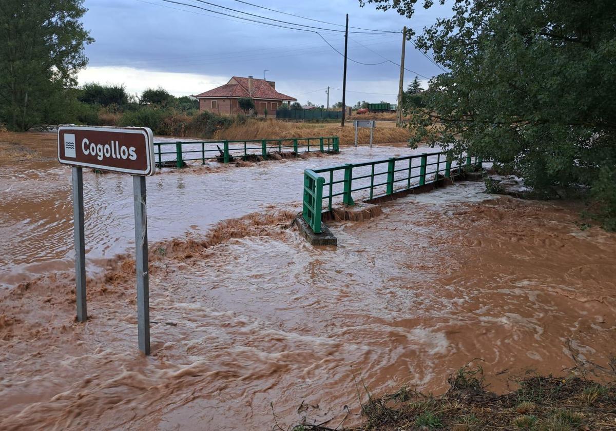 Las lluvias ponen en alerta Burgos por posibles crecidas de ríos y cauces menores