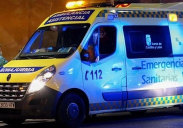 Herido tras salirse de la vía de madrugada en Espinosa de los Monteros