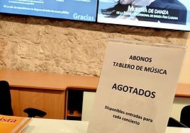 Agotados los abonos para Tablero de Música de Burgos