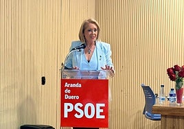 La nueva secretaria general del PSOE en Aranda de Duero, Amparo Simón
