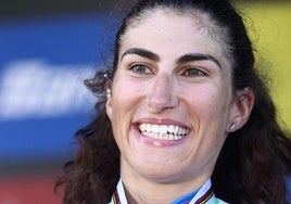 La italiana Elisa Balsamo, del conjunto estadounidense Lidl-Trek, una de las serias aspirantes al triunfo.