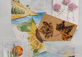 Uno de los escaparates decorados en Aranda de Duero.