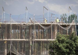 Viviendas en construcción.