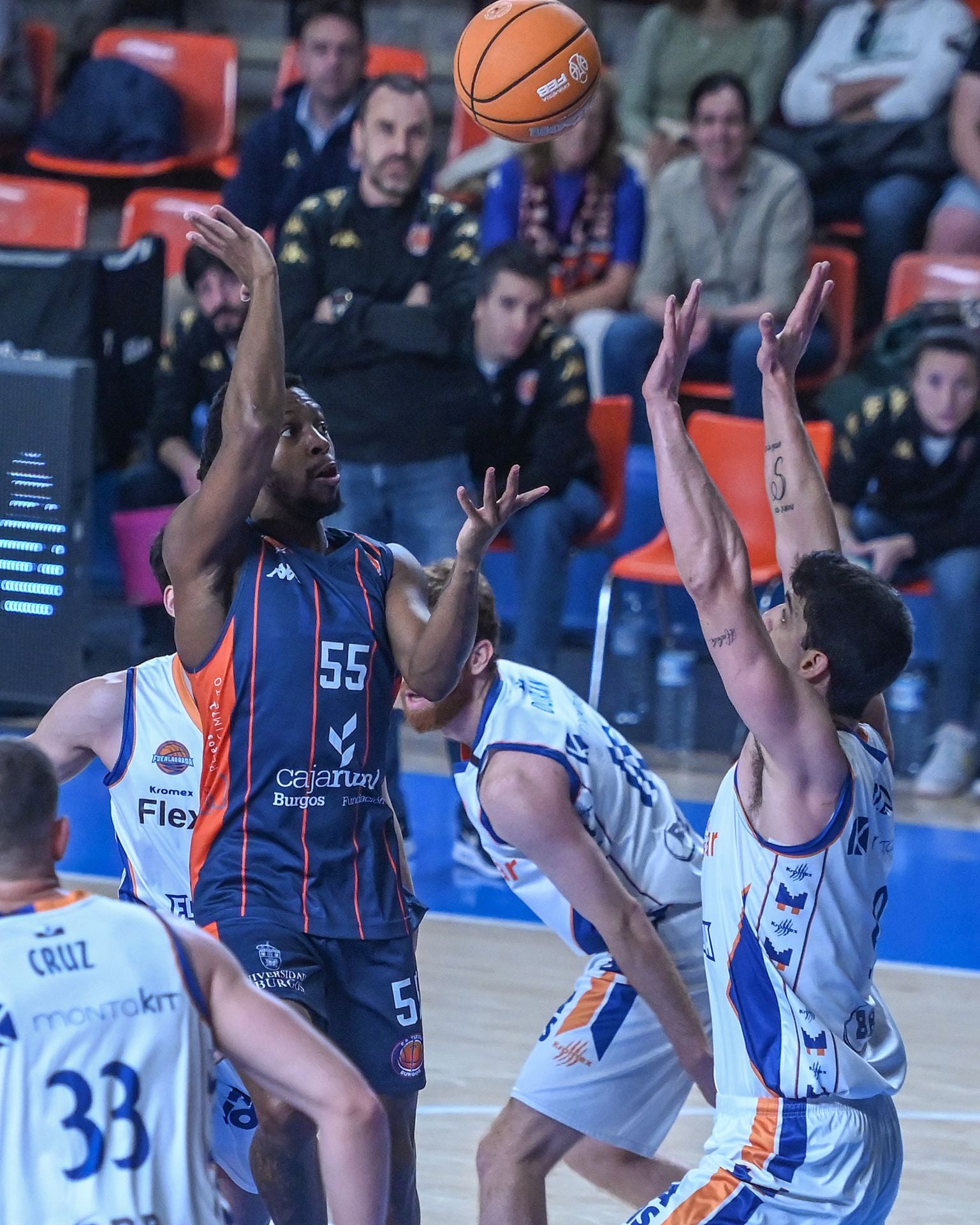 La despedida de playoffs del Tizona ante el Fuenlabrada, en imágenes