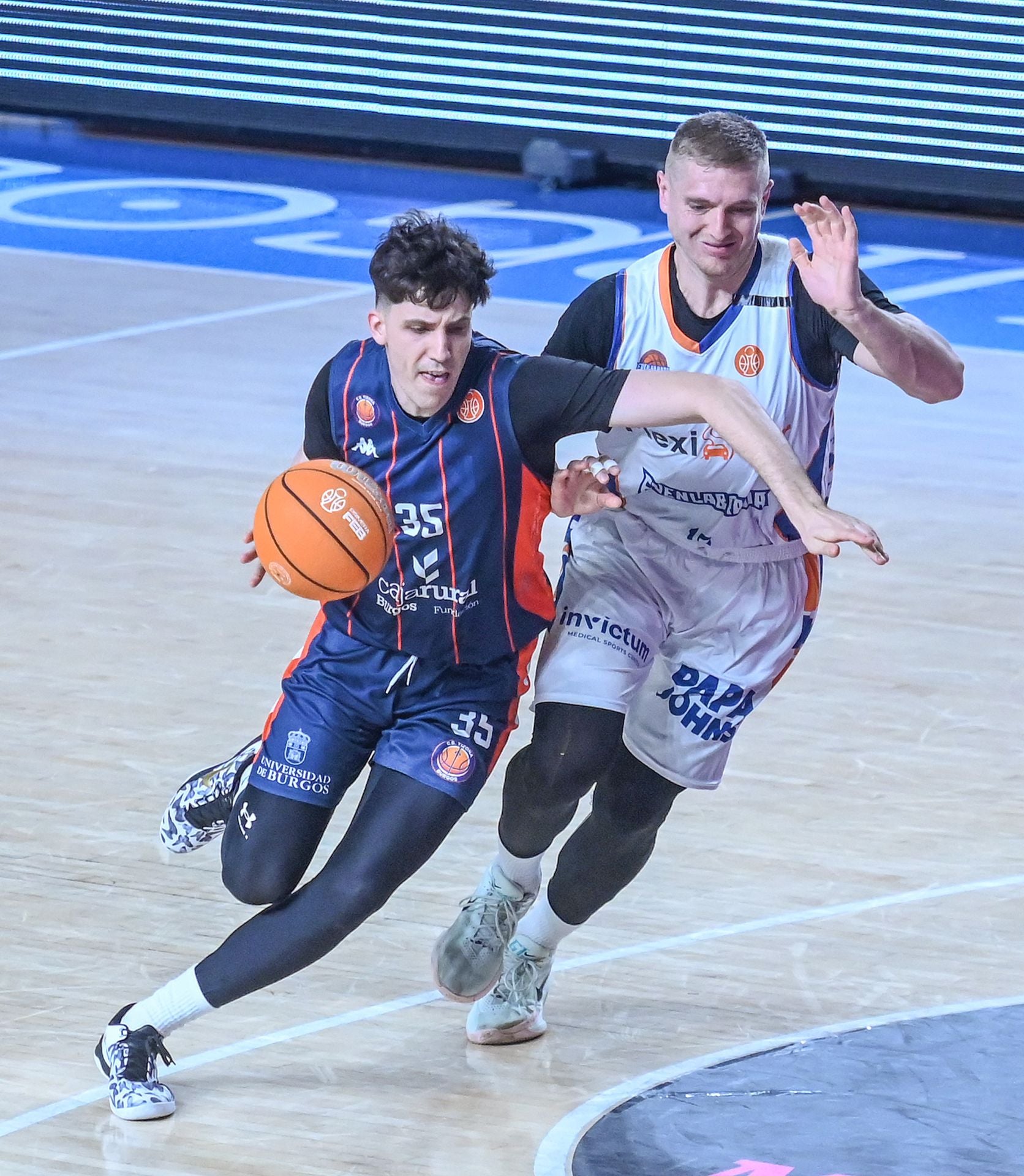 La despedida de playoffs del Tizona ante el Fuenlabrada, en imágenes
