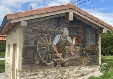 El pueblo de Burgos que recuerda su pasado a través de murales
