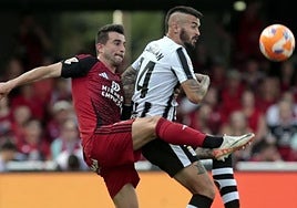 Jugada del partido en el Cartagonovoa.