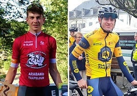 Los jóvenes fallecidos en el acidente de Espinosa de los Monteros.