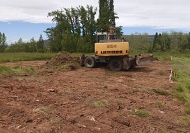 Obras para la construcción de un centro de transformación de alimentos en Quintanas de Valdelucio.